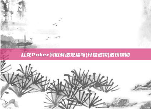 红龙Poker到底有透视挂吗(开挂透视)透视辅助