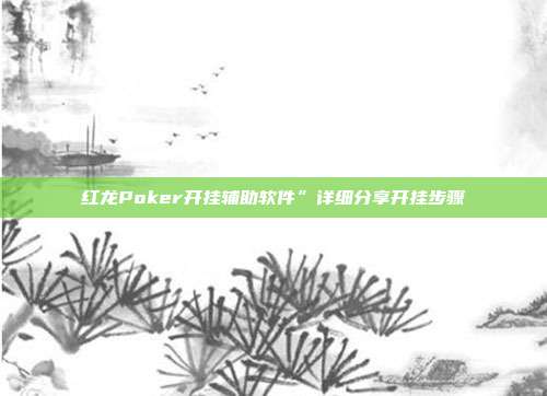 红龙Poker开挂辅助软件”详细分享开挂步骤