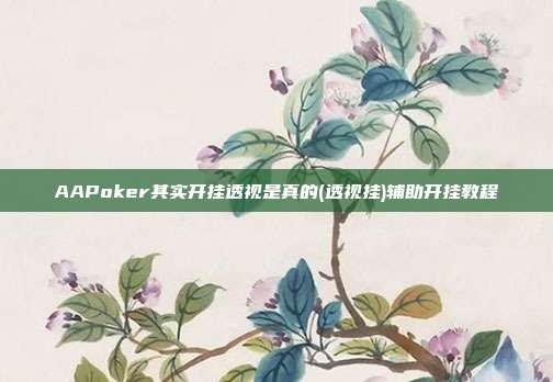 AAPoker其实开挂透视是真的(透视挂)辅助开挂教程