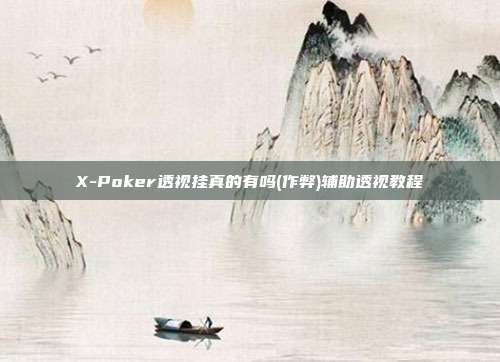 X-Poker透视挂真的有吗(作弊)辅助透视教程