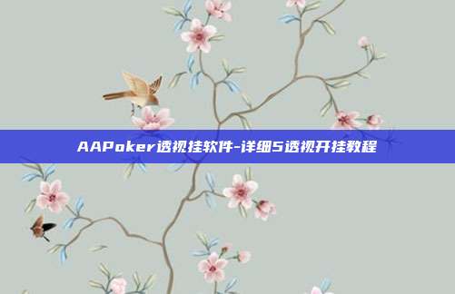 AAPoker透视挂软件-详细5透视开挂教程