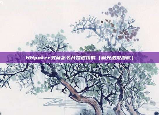 HHpoker究竟怎么开挂透视的（曝光透视猫腻）