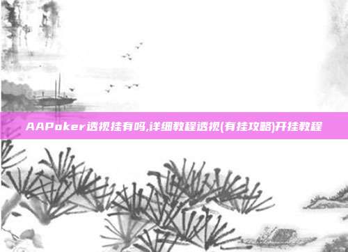 AAPoker透视挂有吗,详细教程透视(有挂攻略)开挂教程